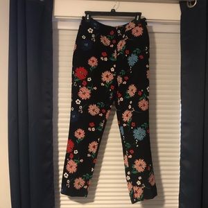 Floral dress pants size 6